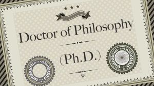 THE PHD COURSE